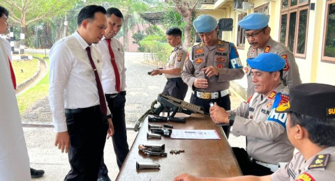 Operasi Disiplin di Polres Muaro Jambi, Ponsel, Senjata dan Urine Diperiksa
